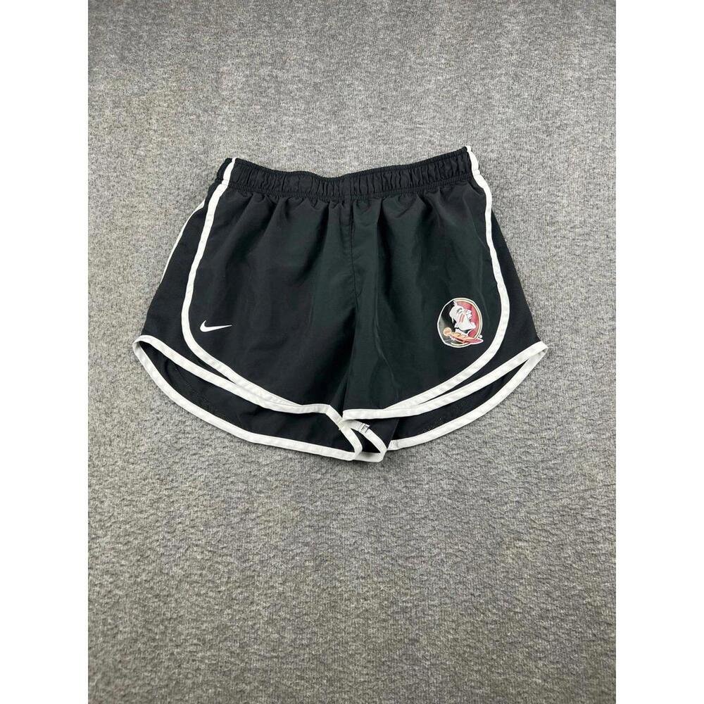 Nike Dri-FIT Black Athletic Shorts with Florida State Seminoles Logo Size Medium